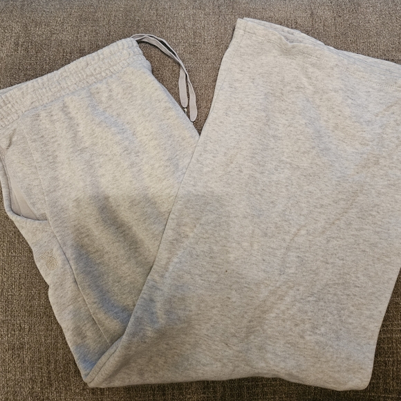 Victoria's Secret Pants - Victoria Secret Wide Leg Cozy Gray Sweatpants